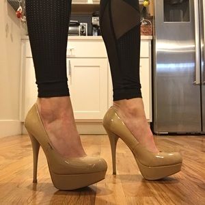 Elegant Tan High Heels